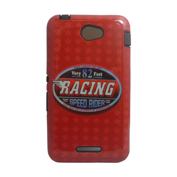 Funda Protector Mixto Sony Xperia E4 Racing / Rojo (15004538) by www.tiendakimerex.com